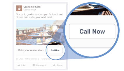 Local marketing tips Facebook Call Only ads