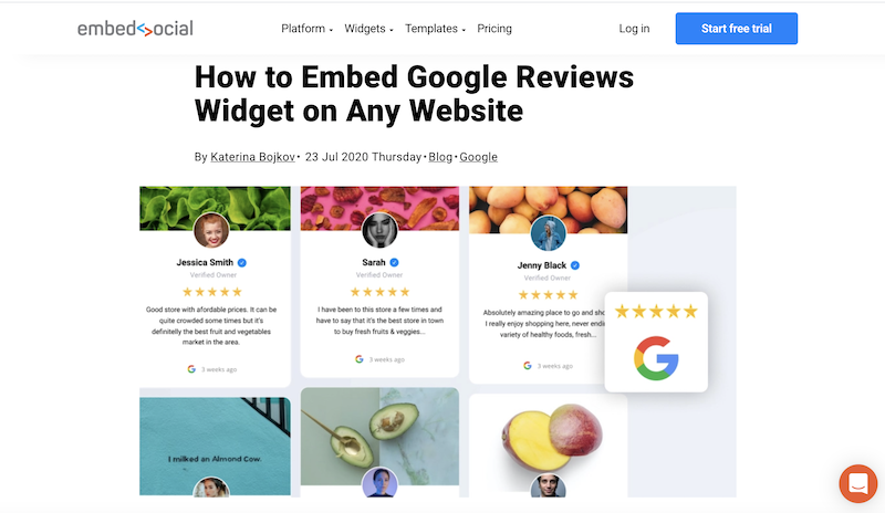get more google reviews embed reviews on website