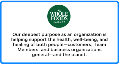 whole foods business mission statement