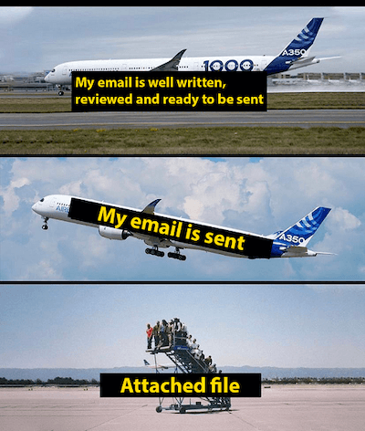 thank you page examples: email meme